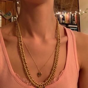 Brand new Loeffler Randall Tiana Twisty Chain Necklace in Gold
